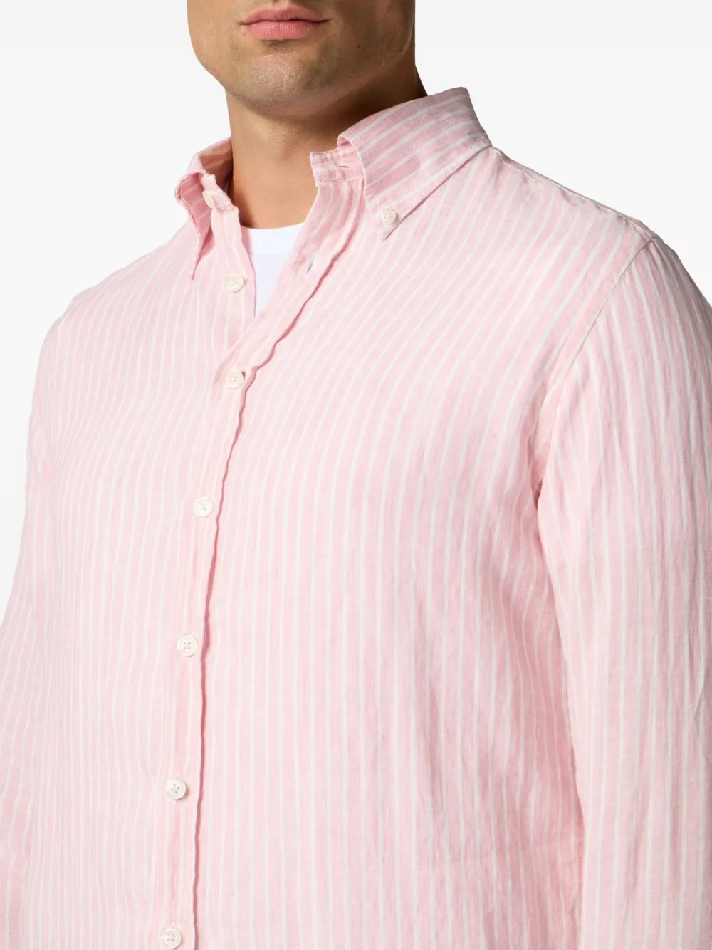 Brooks Brothers Gestreept overhemd Roze