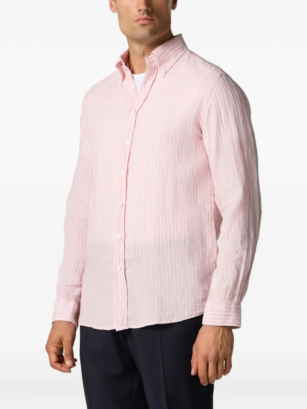 Brooks Brothers Gestreept overhemd Roze