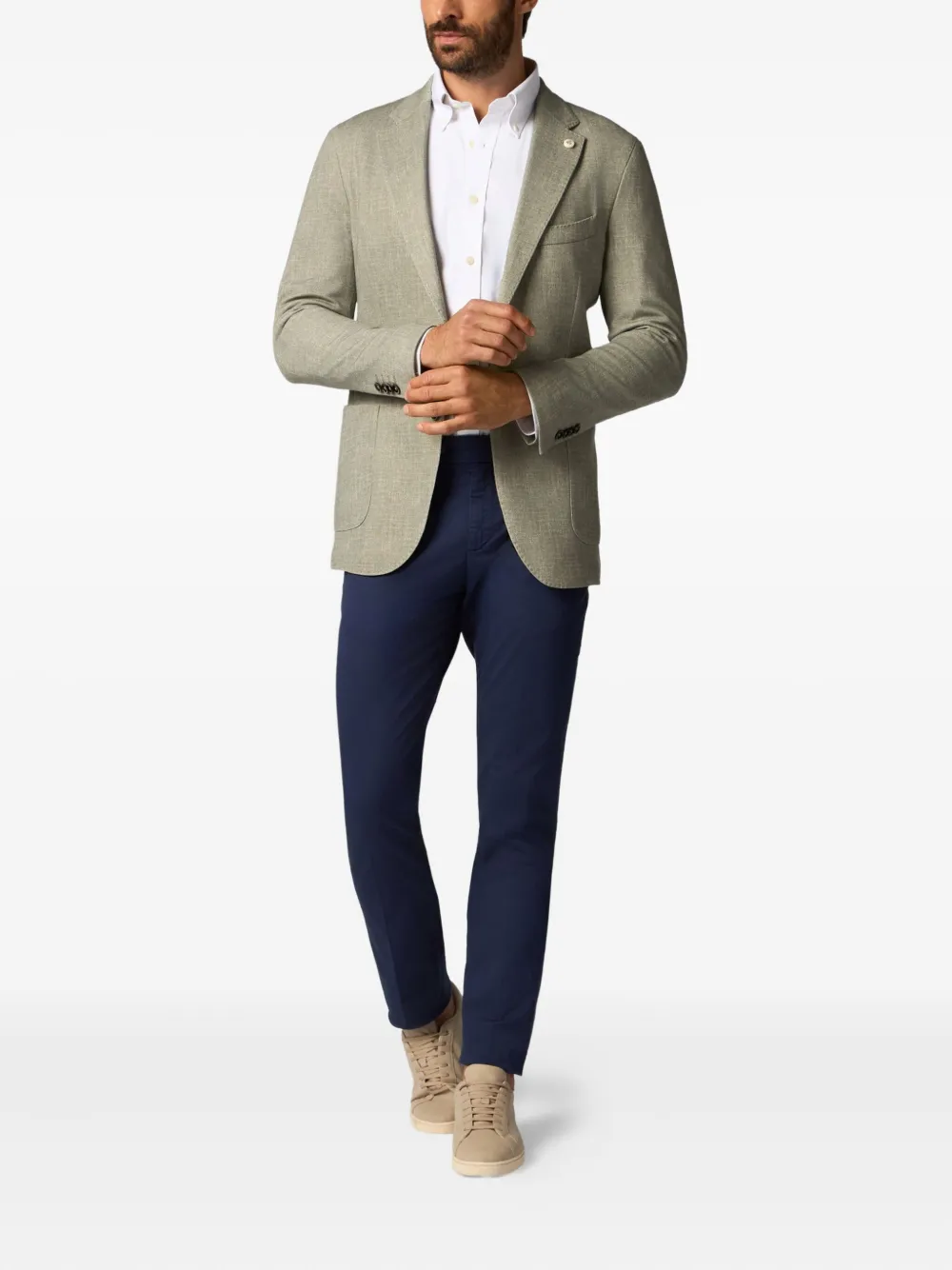 Brooks Brothers Katoenen broek Blauw