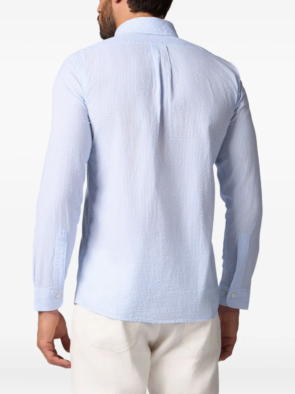 Brooks Brothers Gestreept overhemd Blauw