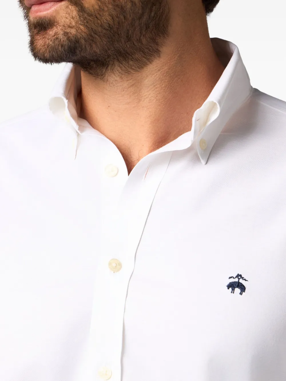 Brooks Brothers Button-down overhemd Wit