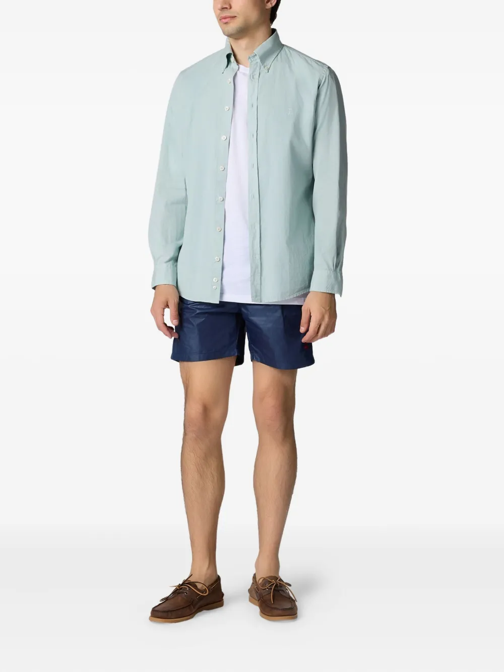 Brooks Brothers Katoenen overhemd Groen