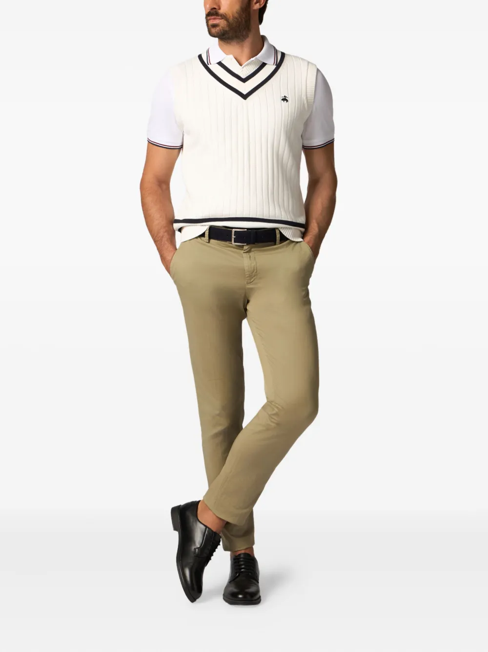 Brooks Brothers Katoenen broek Beige