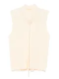 Homme Plissé Issey Miyake turbine pleated vest - Yellow