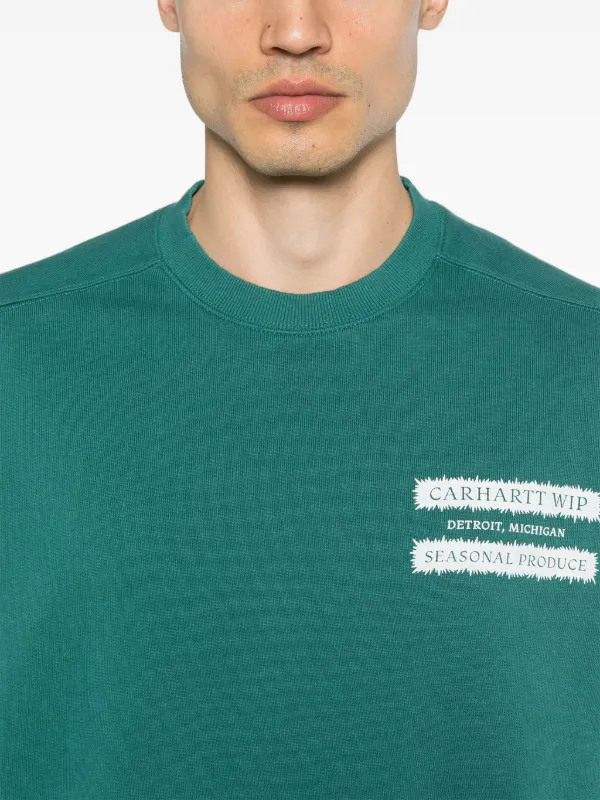 Carhartt WIP Catalogue Sweatshirt | Green | FARFETCH JO