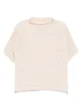 Pleats Please Issey Miyake Sheer Bounce top - Neutrals
