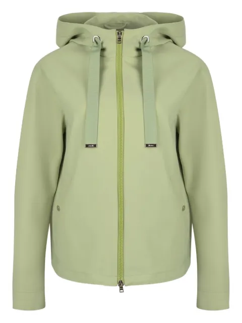 Herno hooded zip-front jacket