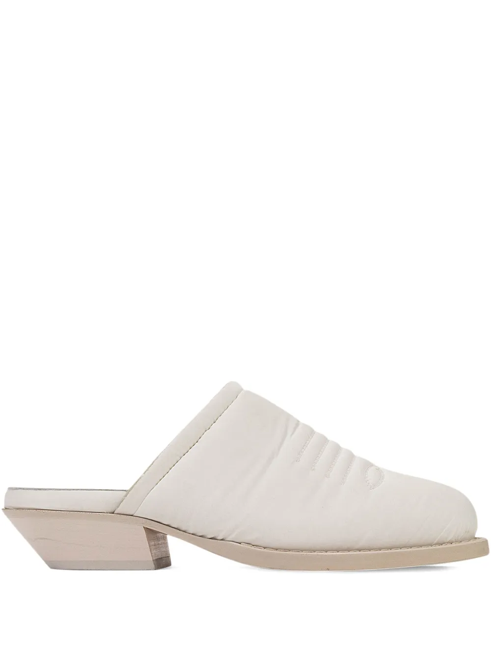 MM6 Maison Margiela Capsule "White" mules Wit