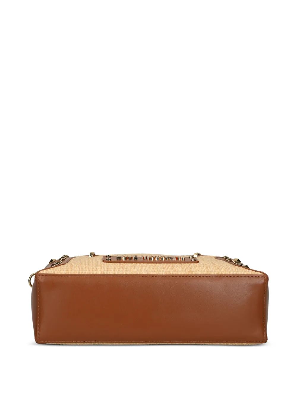 Love Moschino Shopper verfraaid met studs Bruin
