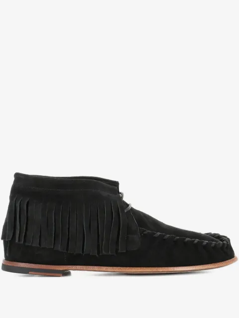 Alexander Hotto bottines en daim à franges