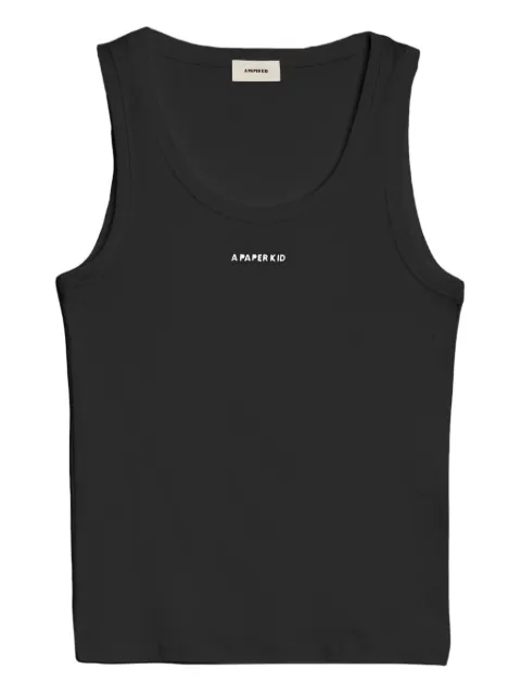 A Paper Kid logo-print tank top