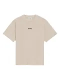 A Paper Kid logo-print T-shirt - Neutrals