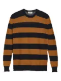 A Paper Kid striped jumper - Brown