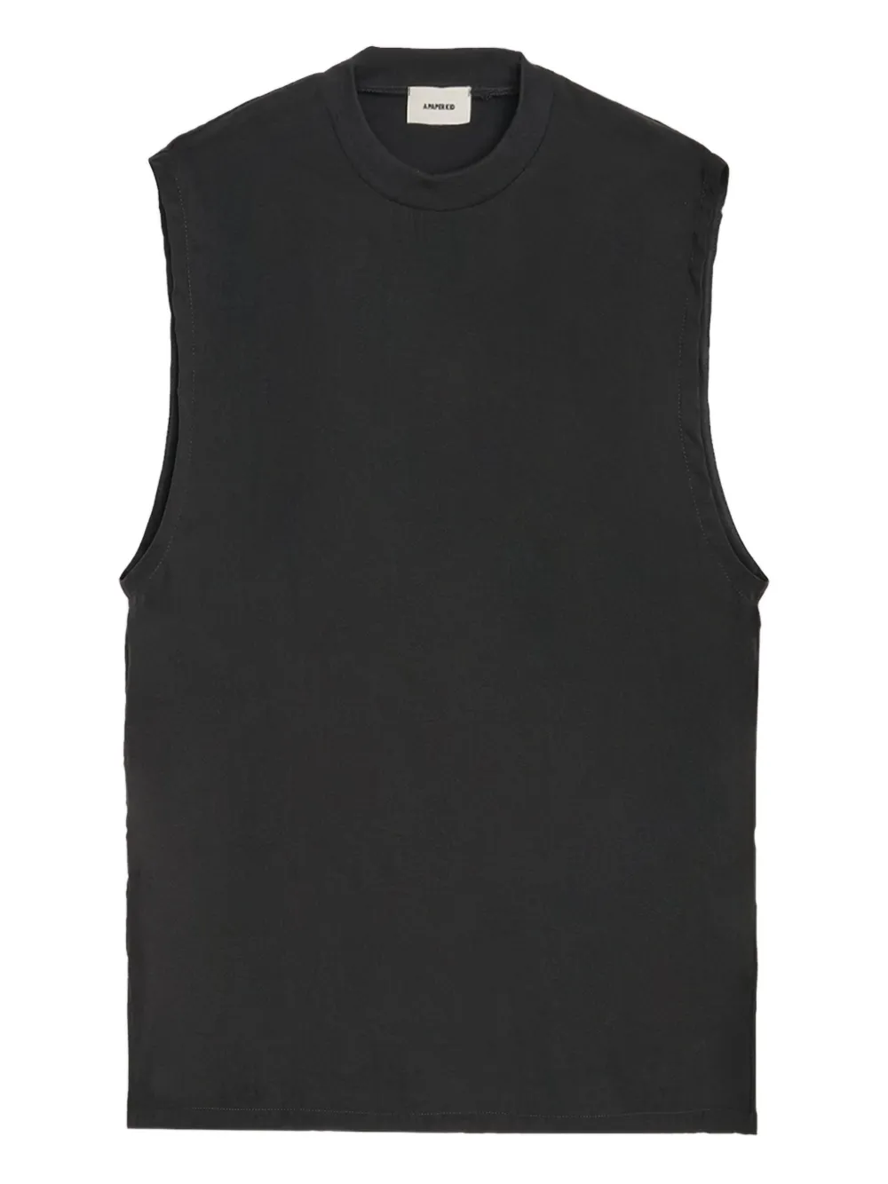 A Paper Kid Tanktop met logoprint Zwart