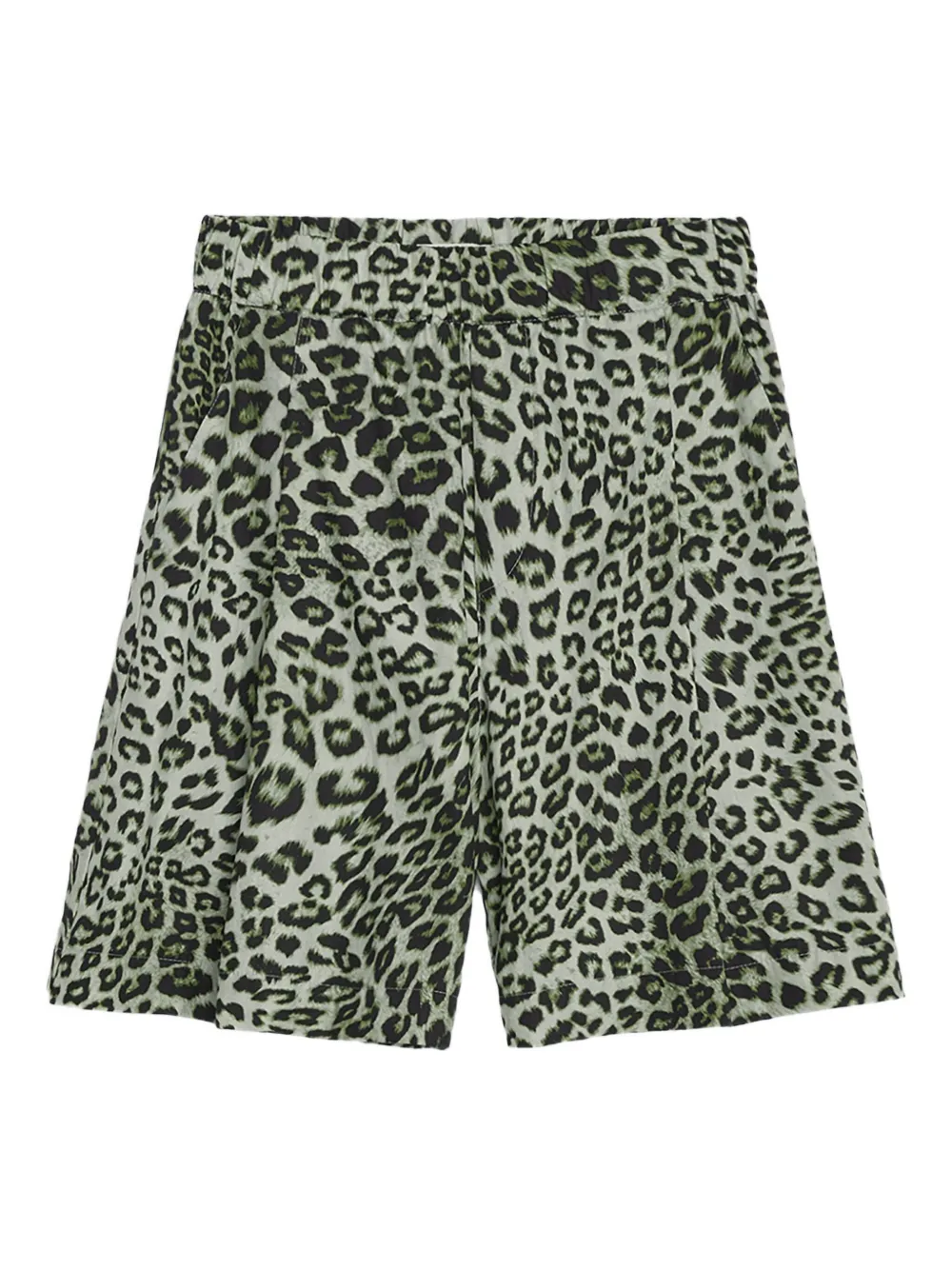 A Paper Kid leopard-print shorts | Green | Image 1