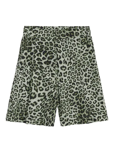 A Paper Kid shorts de playa con estampado de leopardo