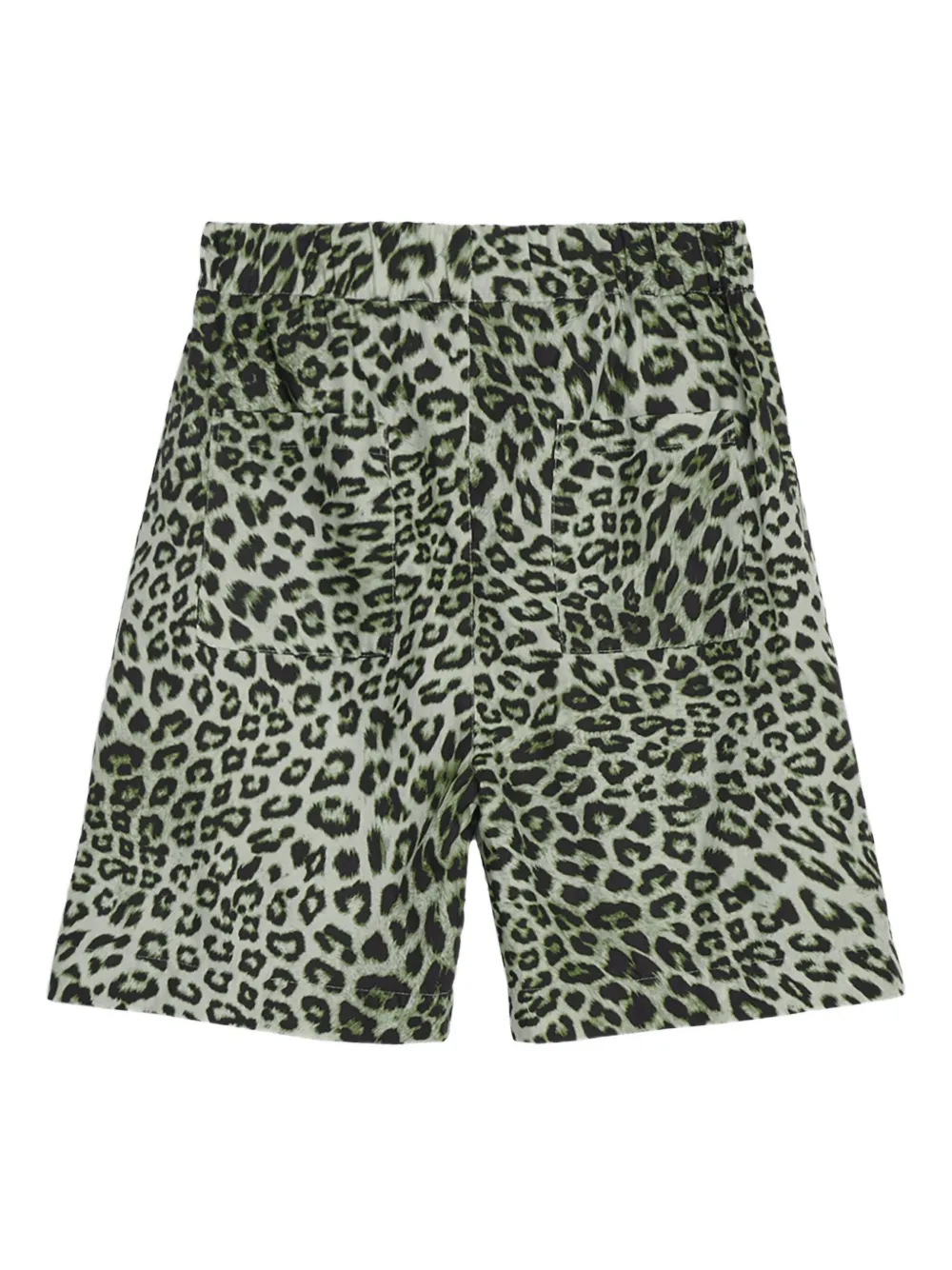 A Paper Kid Shorts met luipaardprint - Groen