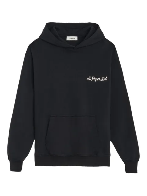 A Paper Kid embroidered-logo hoodie