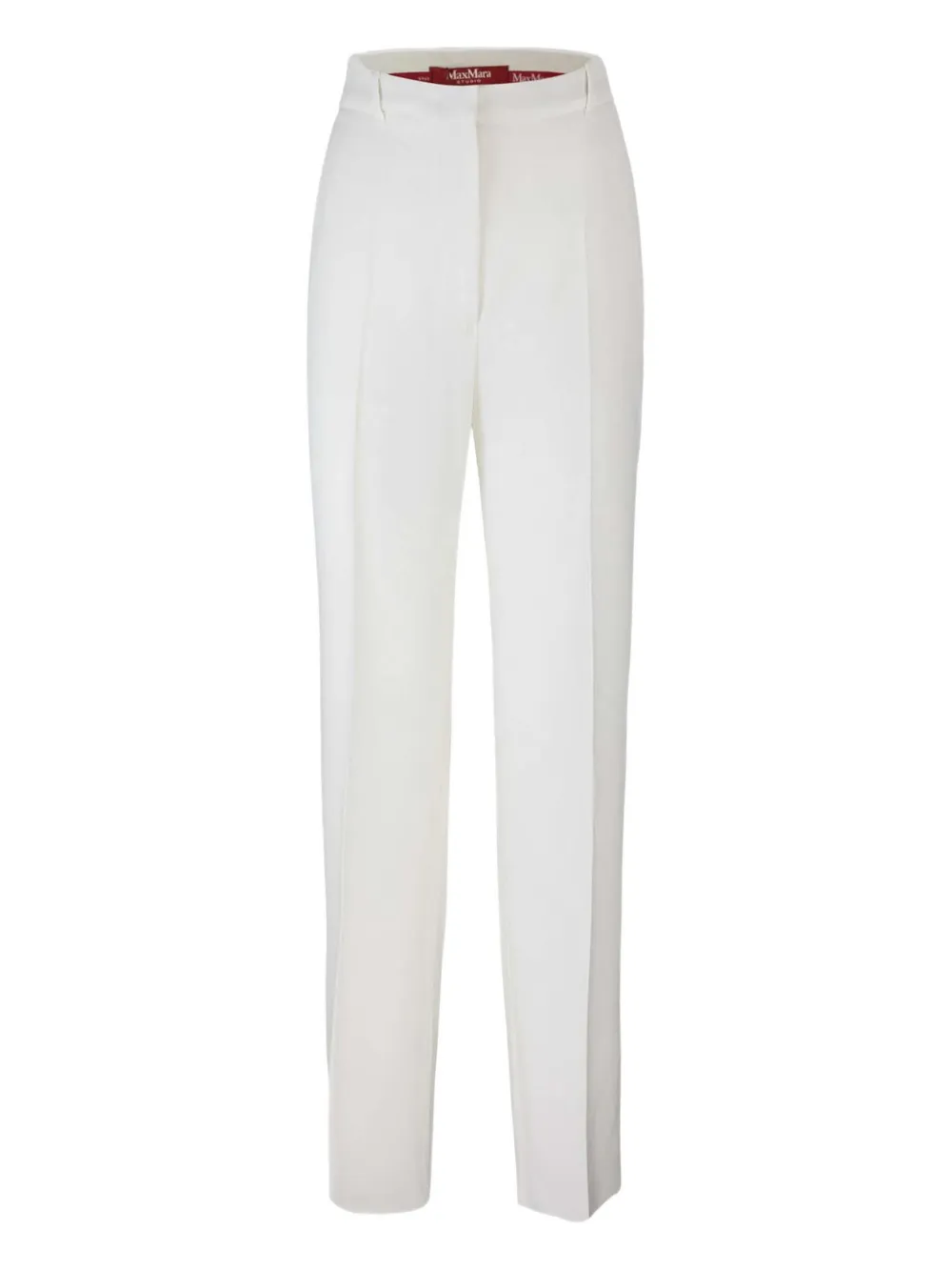 Max Mara Quasar White Trousers In White