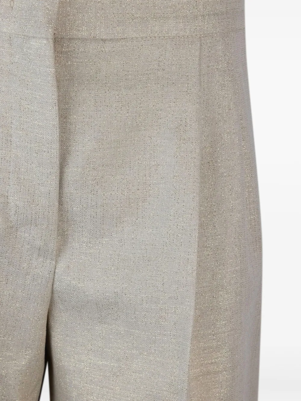Max Mara Favilla geplooide shorts Beige