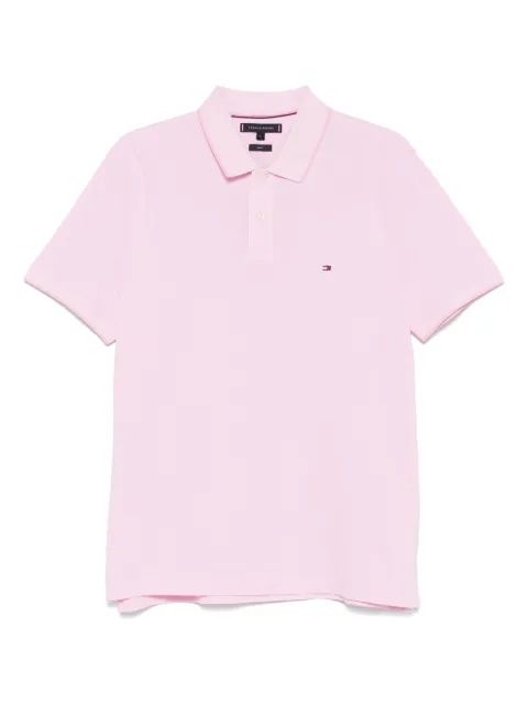 Tommy Hilfiger logo-patch polo shirt