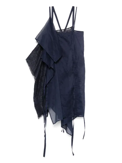 Yohji Yamamoto vestido corto a capas