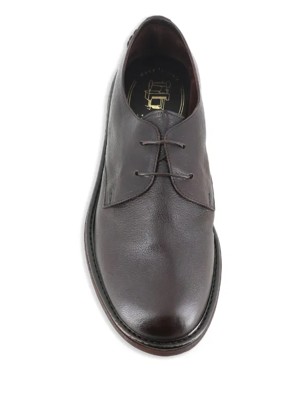 Alexander Hotto Textured Leather Derby Shoes | Brown | FARFETCH display picture 1