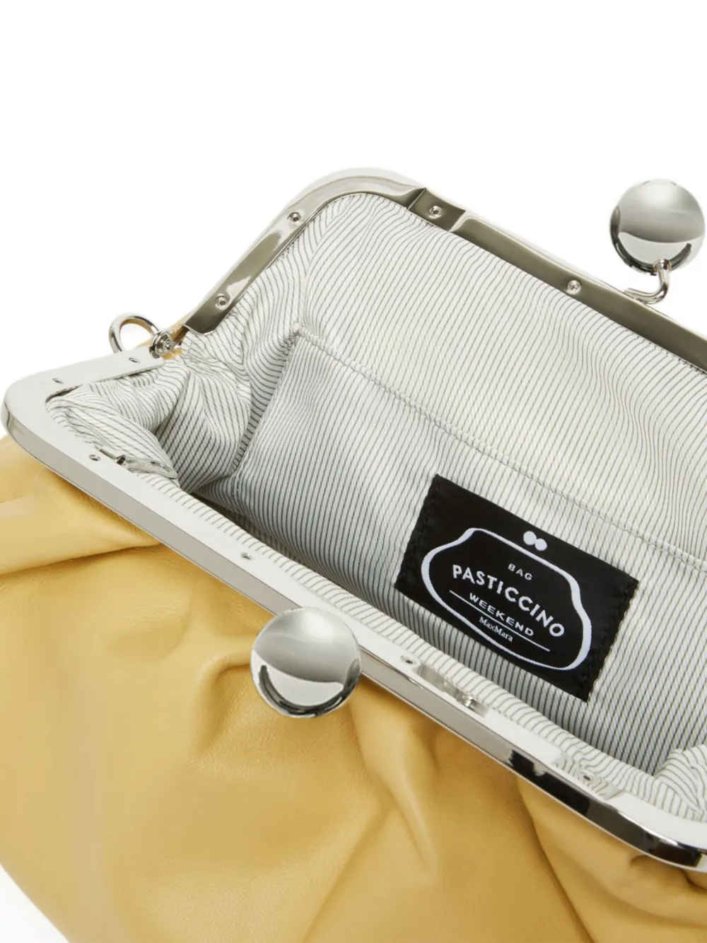 Weekend Max Mara Pasticcino medium clutch Geel
