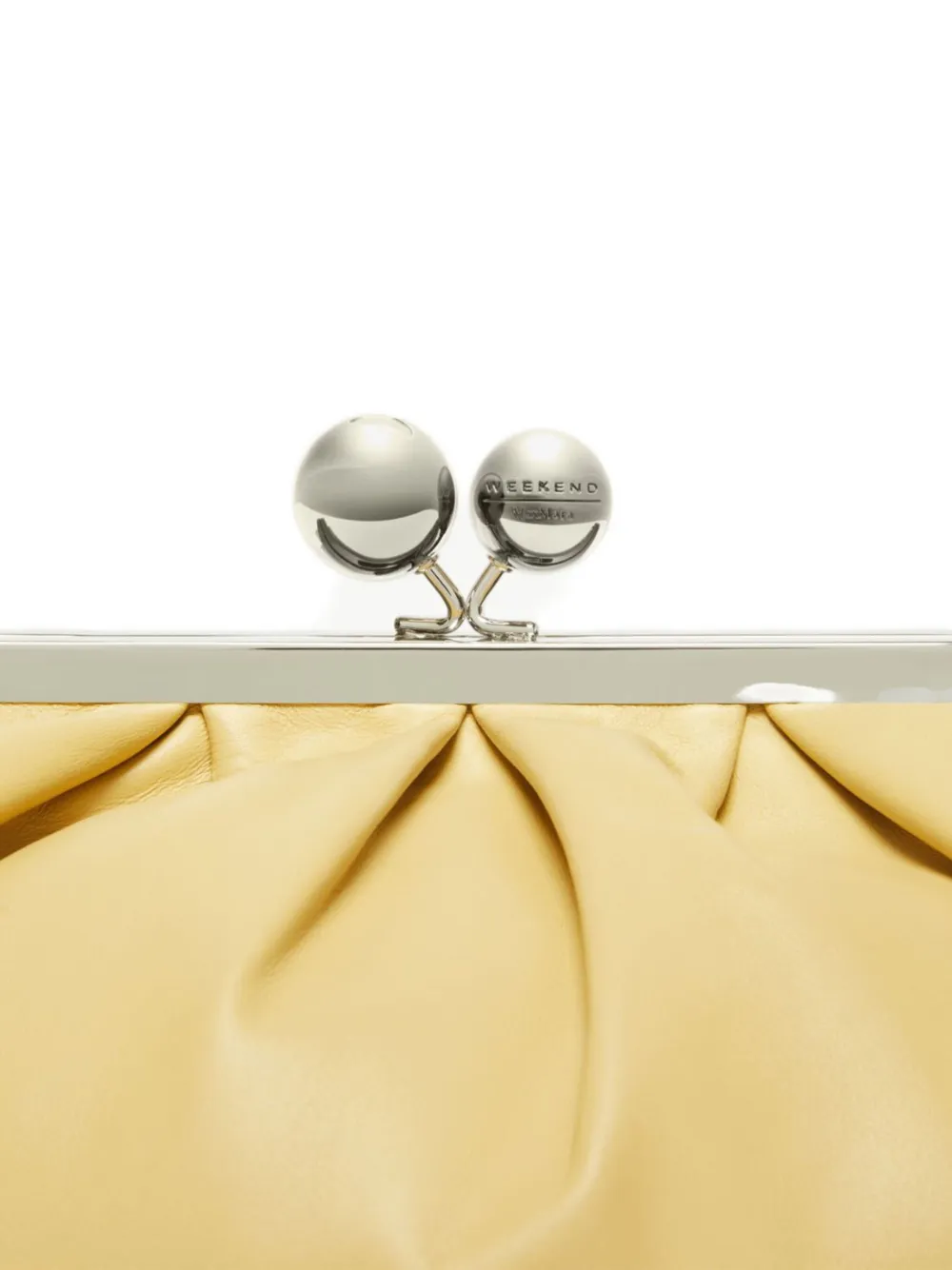 Weekend Max Mara Pasticcino medium clutch Geel