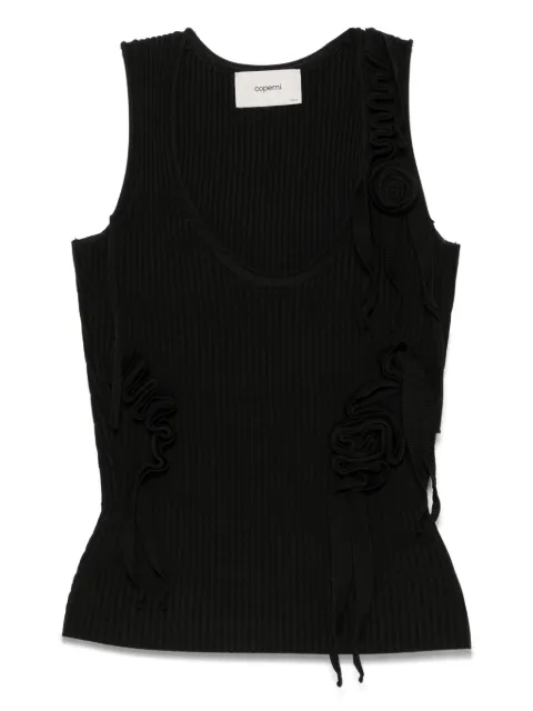 Coperni knitted ribbon tank top
