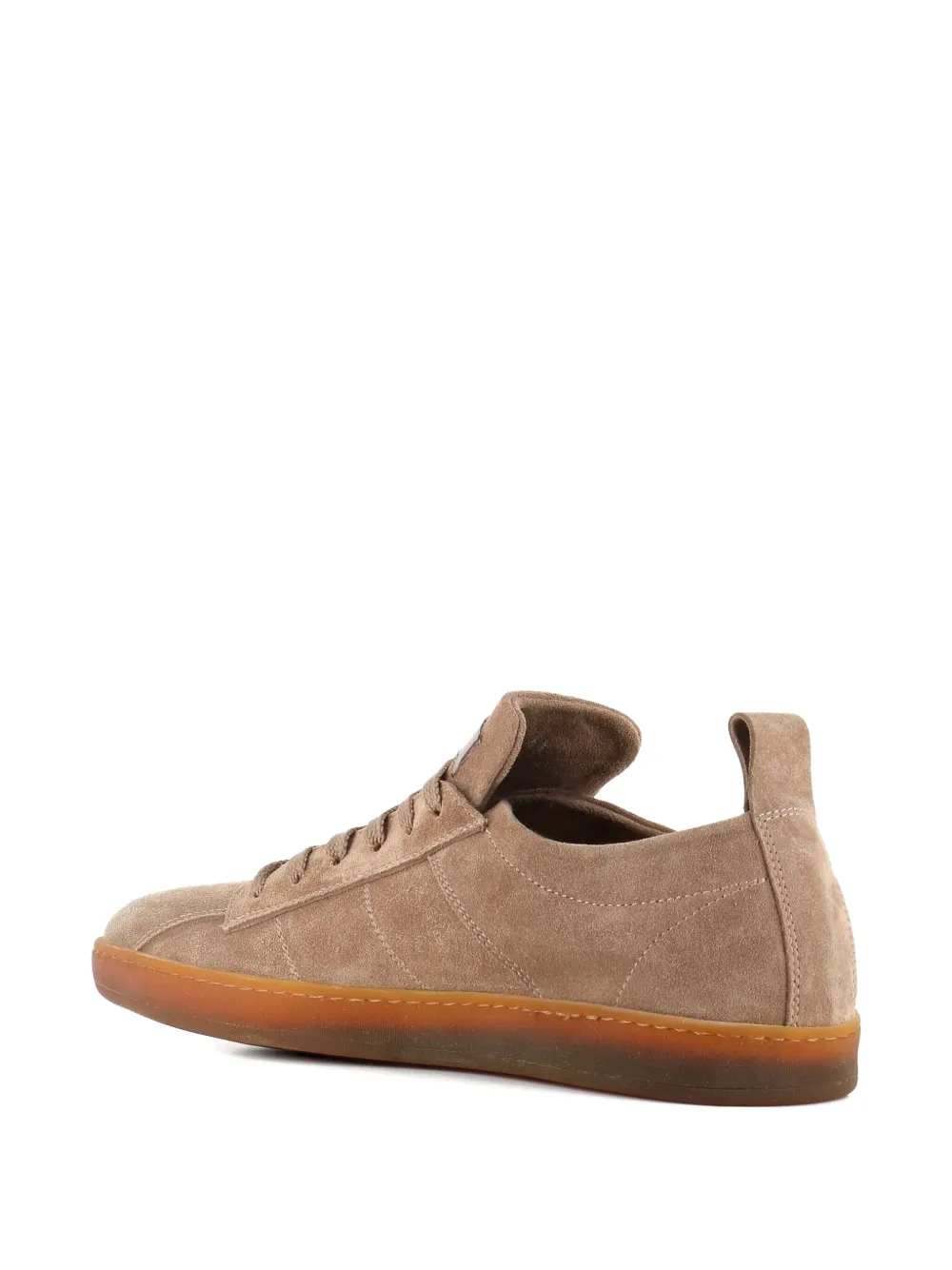 Alexander Hotto suede lace-up sneakers Neutrals