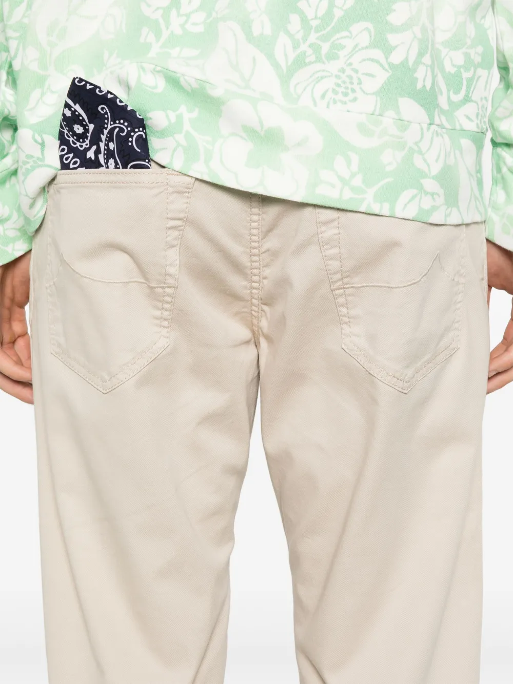 Jacob Cohen Bard Fast Trousers In Neutrals