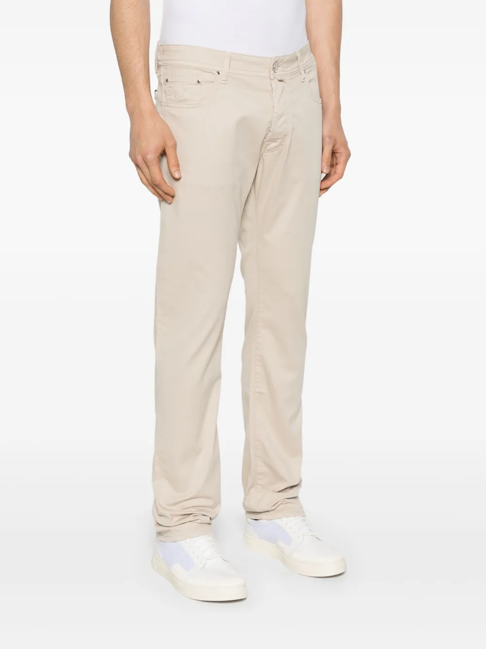 Jacob Cohen Bard Fast Trousers In Neutrals