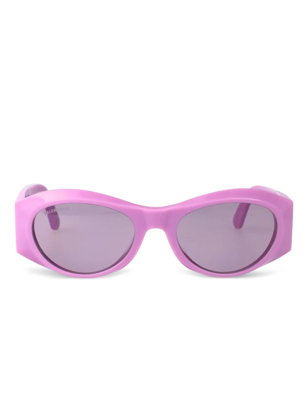 Balenciaga Eyewear Zonnebril met geometrisch montuur Roze