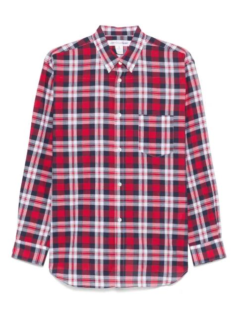 Comme Des Garçons Shirt plaid shirt