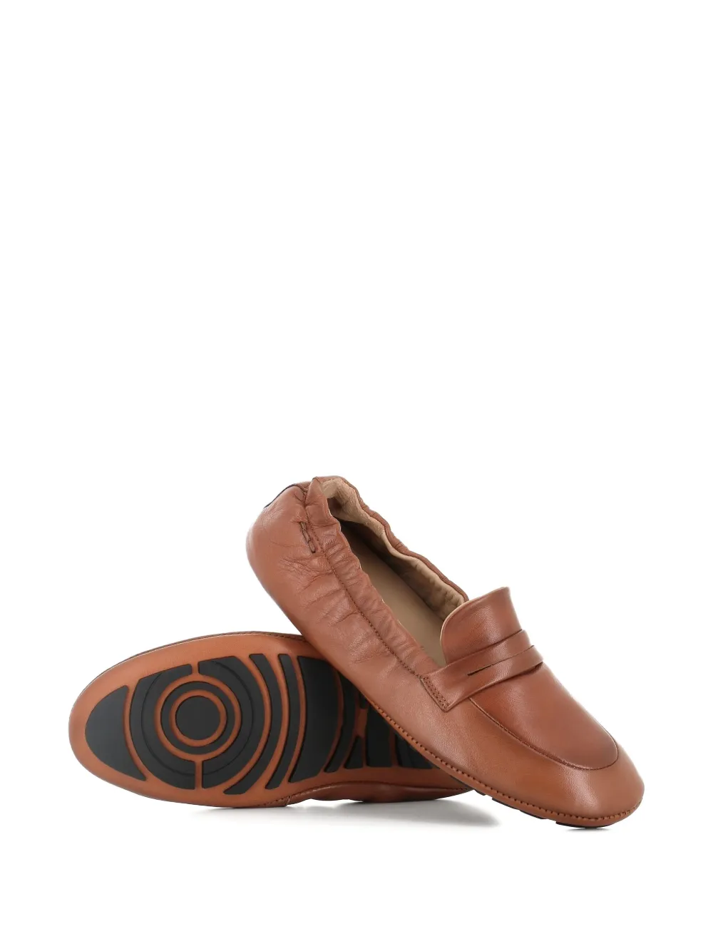 Alexander Hotto Leather Slippers In Brown