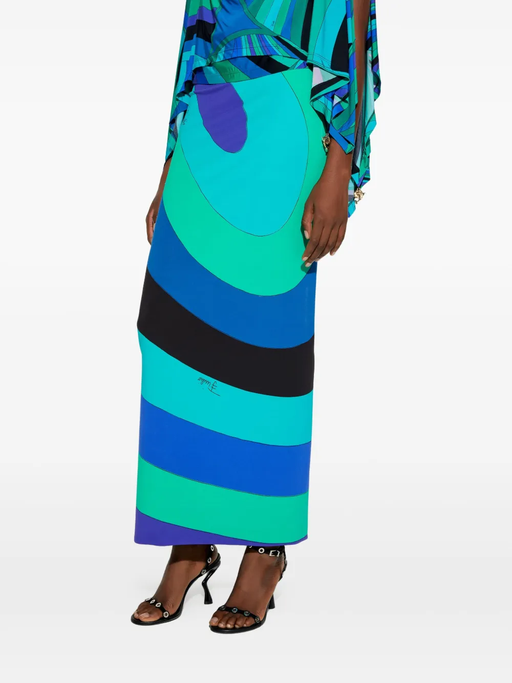 PUCCI Sjaal met print Groen