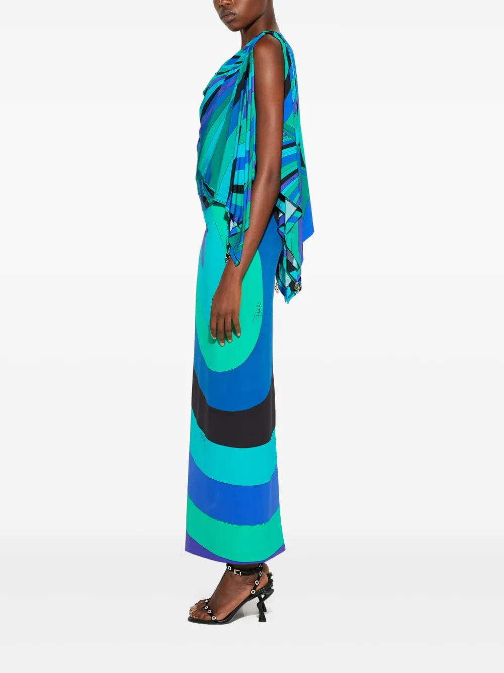 PUCCI Sjaal met print Groen