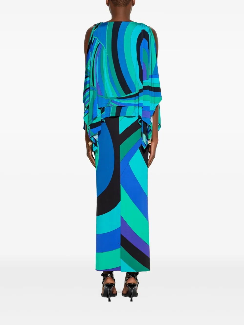 PUCCI Sjaal met print Groen
