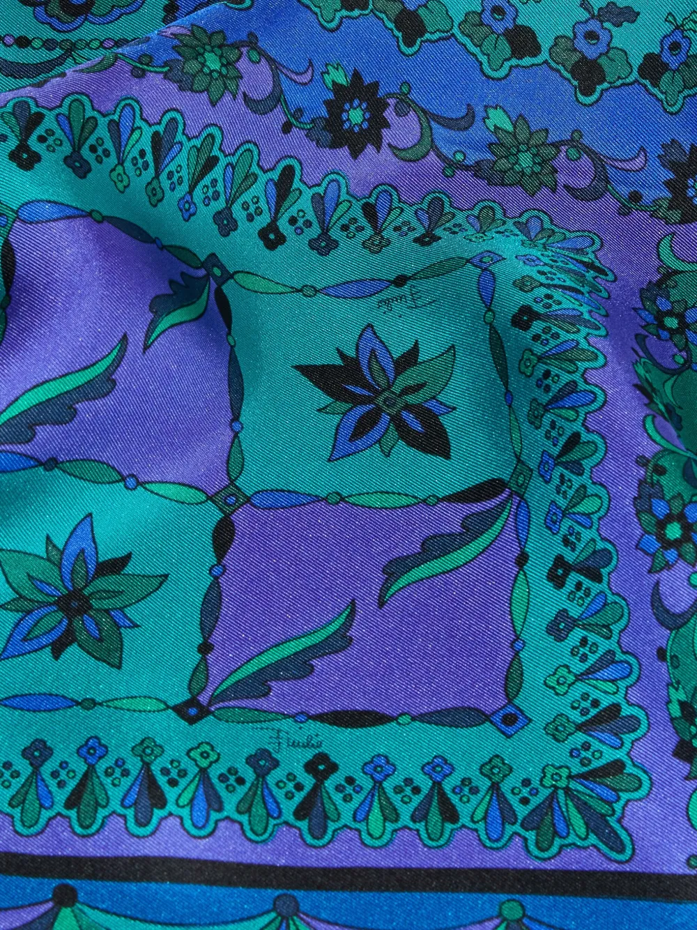 PUCCI FESTA-PRINT SILK SCARF