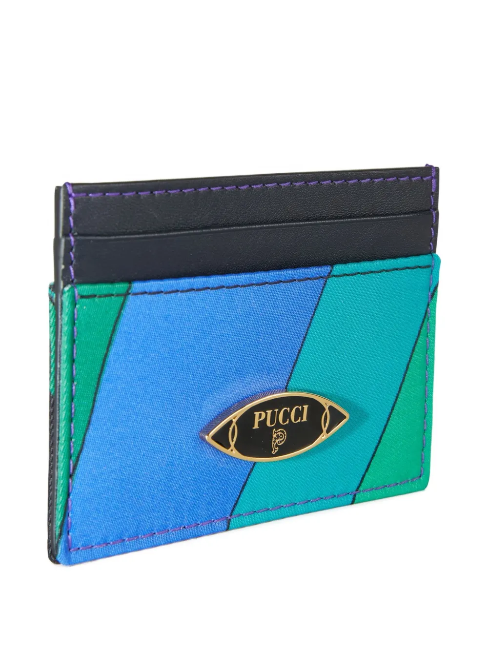 PUCCI Pasjeshouder met Iride-patroon - Blauw