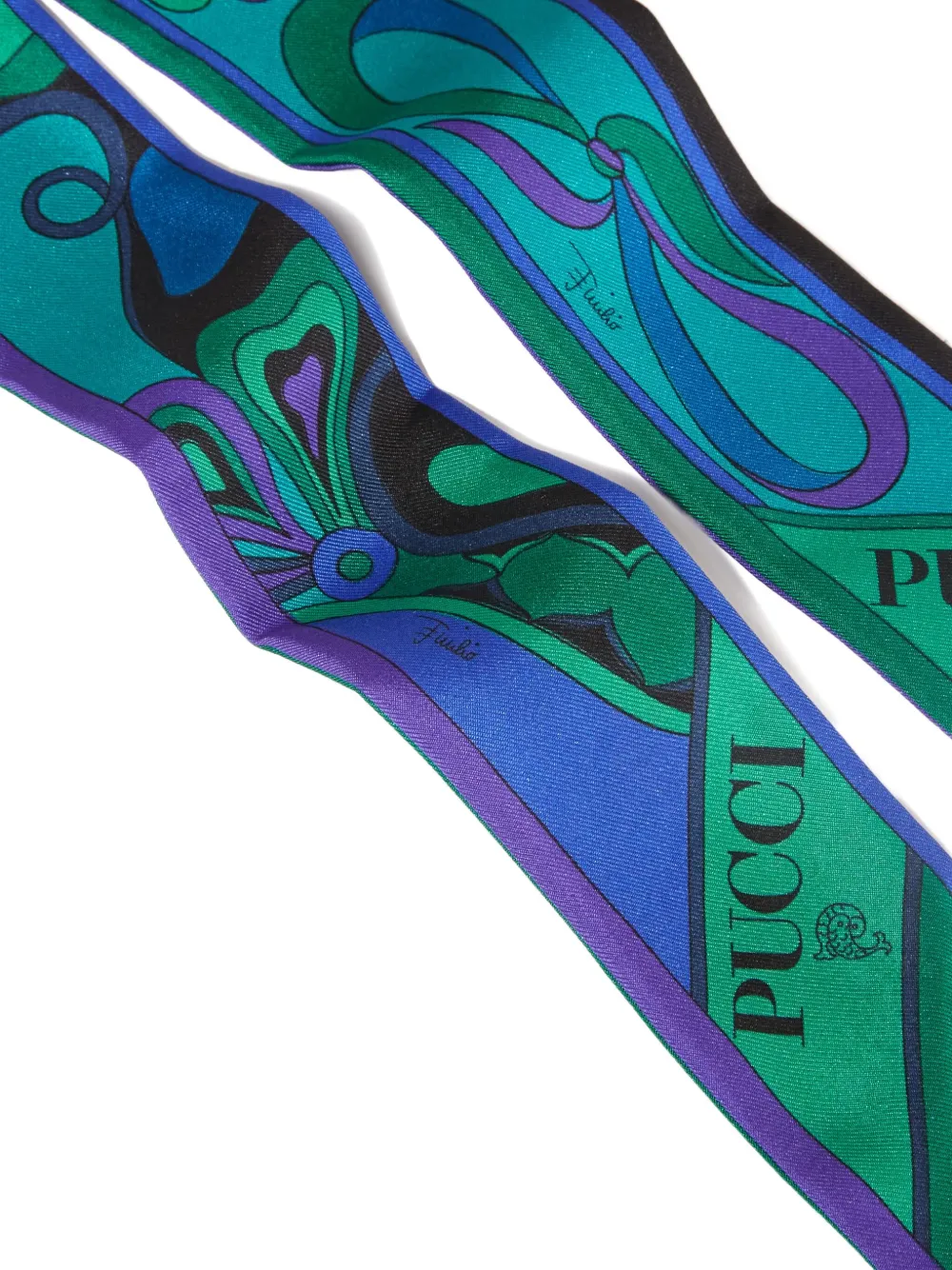 PUCCI Zijden sjaal Groen