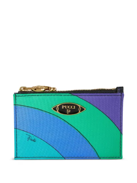 PUCCI porte-cartes à imprimé Iride