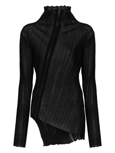 Yohji Yamamoto cárdigan asimétrico