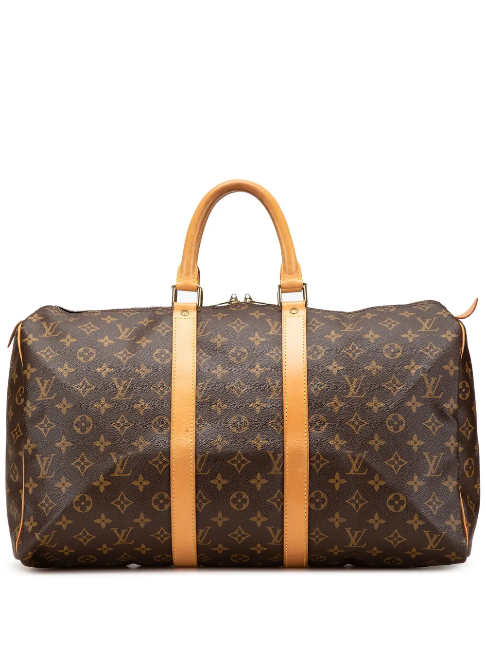 Louis Vuitton Pre-Owned 1996 Monogram Keepall 45 travel bag - ブラウン Louis Vuitton Pre-Owned 1996 Monogram Keepall 45 travel bag - ブラウン