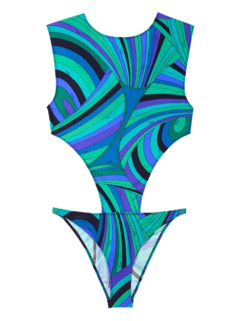 PUCCI Iride cut-out swimsuit