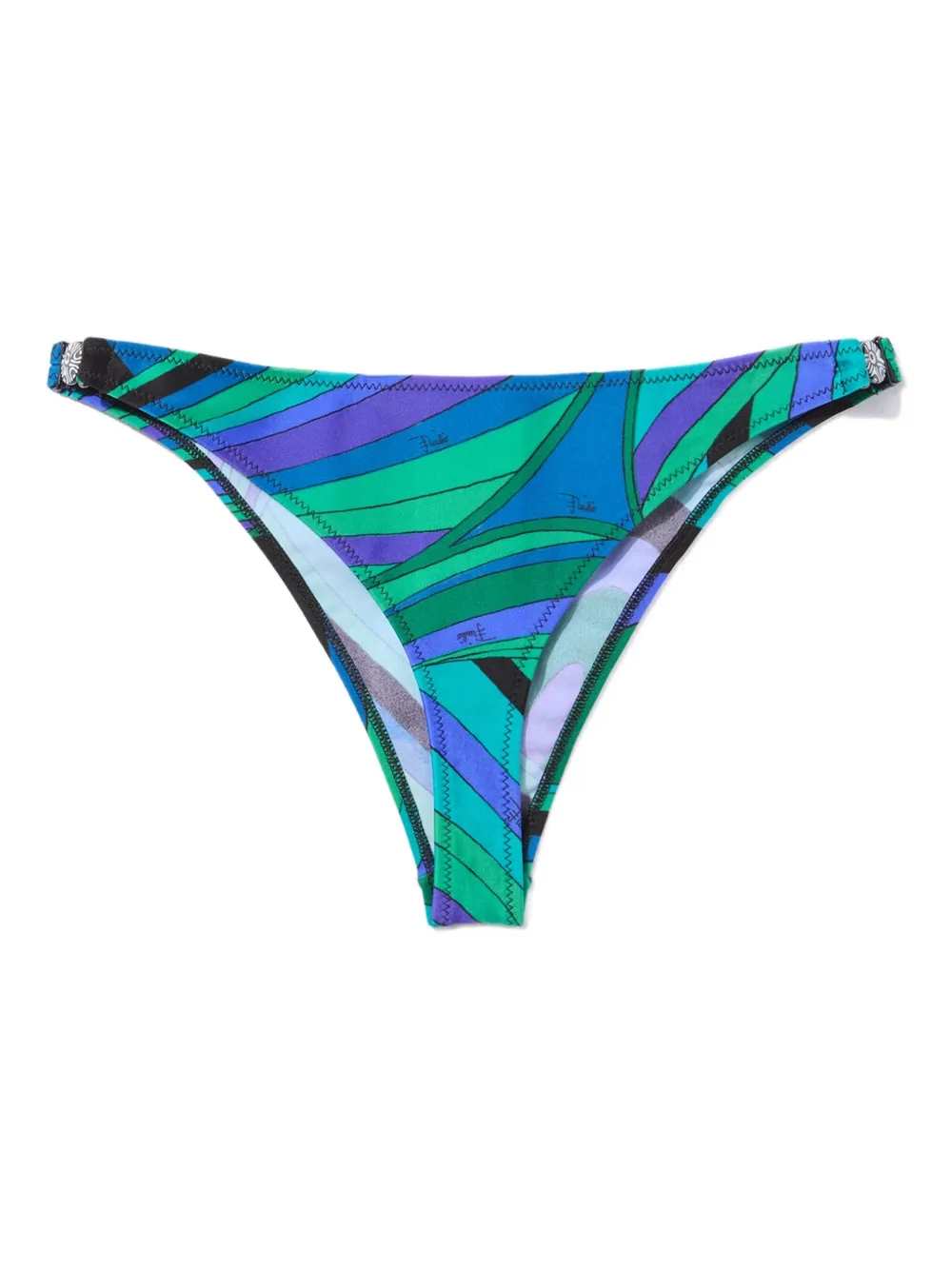 PUCCI Iride-patterned bikini bottoms | Green | Image 1