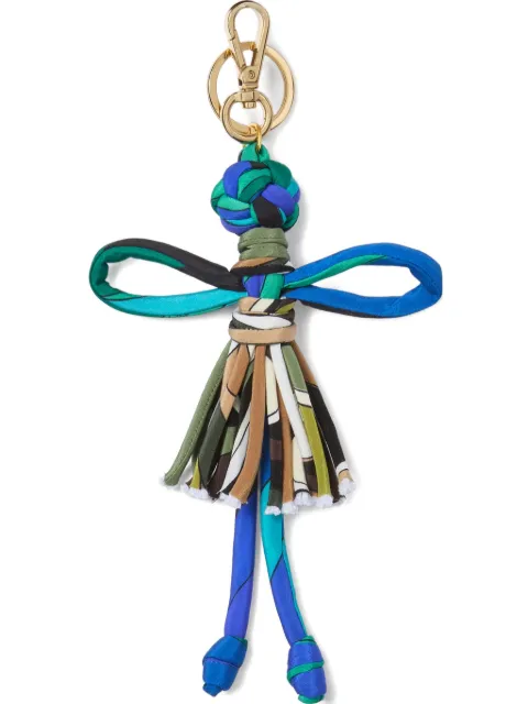 PUCCI Iride-print woven keychain