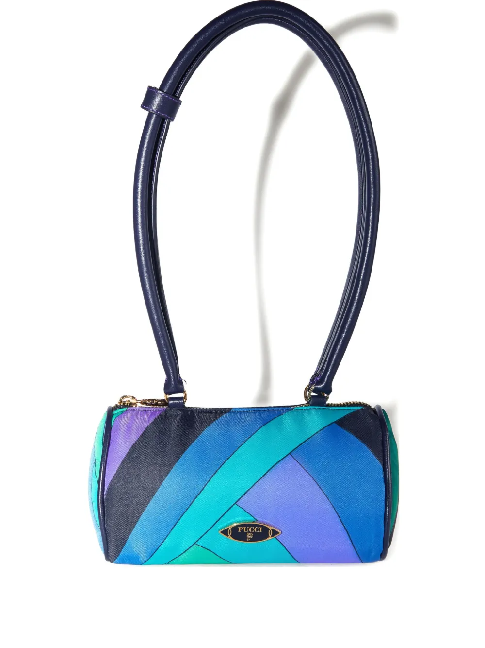 Pucci Patterned Mini Handbag In Blue