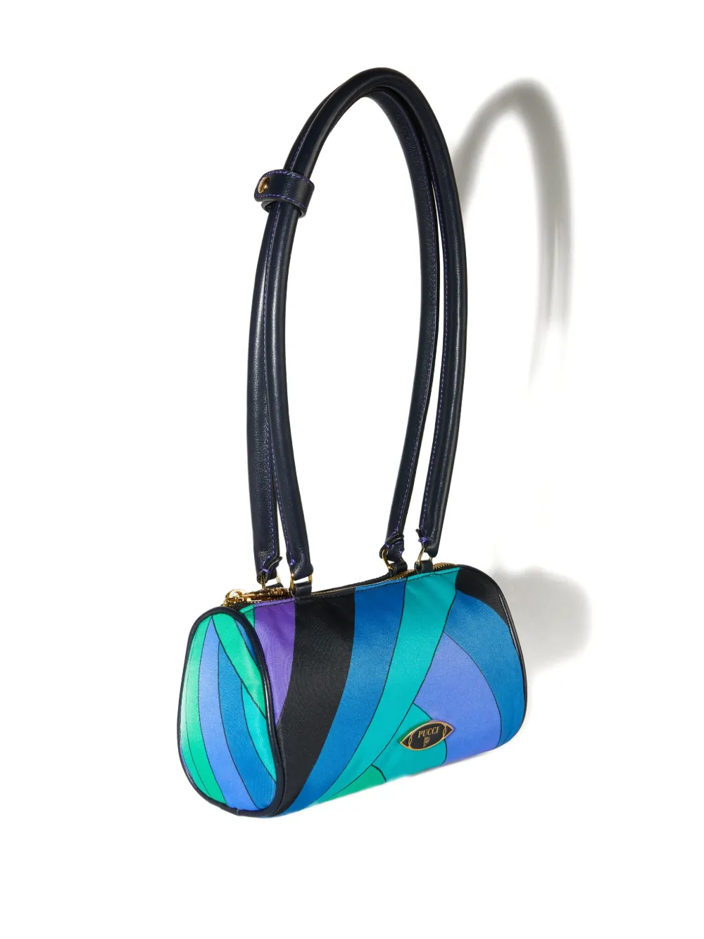 Pucci Patterned Mini Handbag In Blue